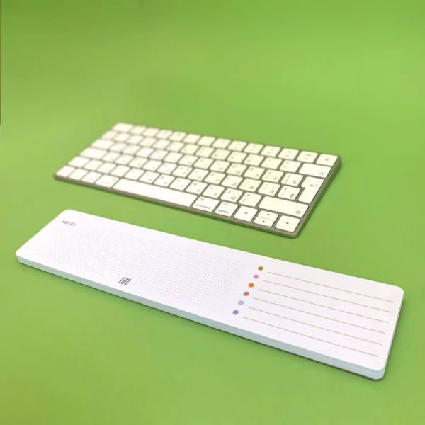 Keyboard To-do & Note Desk Pad. Modern Weekly Keyboard Planner.