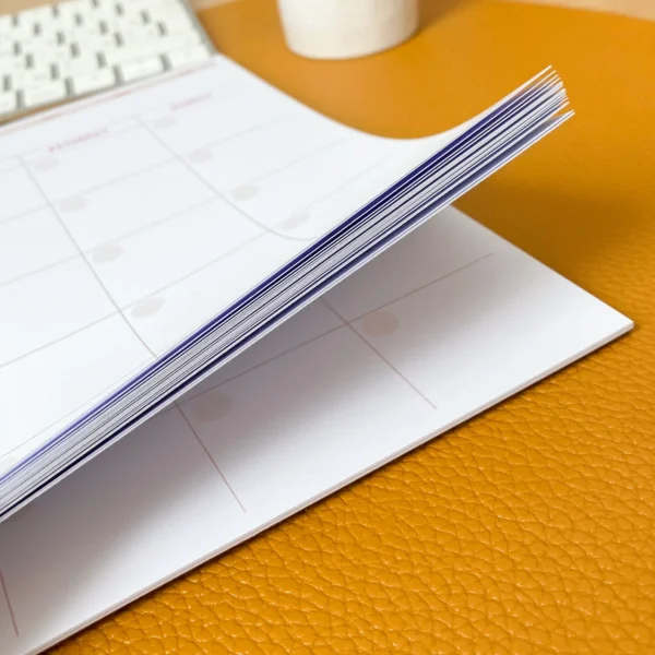 Monthly Planner Pad. Desk Planner Monthly Handmade Notepad for 3 years. Minimalist Organizer for Home or Office. - Image 5
