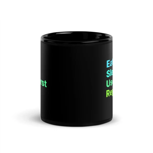 Users First, Eat Sleep Repeat UX Coffee Mug, Perfect for Web Designers, UI/UX Experts, Tech Enthusiasts, Gift for Coders, Computer Engineers - Image 3