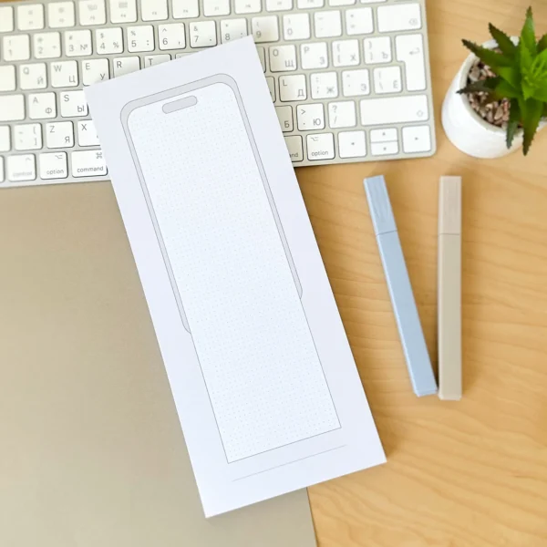 Mobile UI/UX design sketchbook. User interface & user experience design sketchbook for App designers and developers. UI Ux sketchpad.