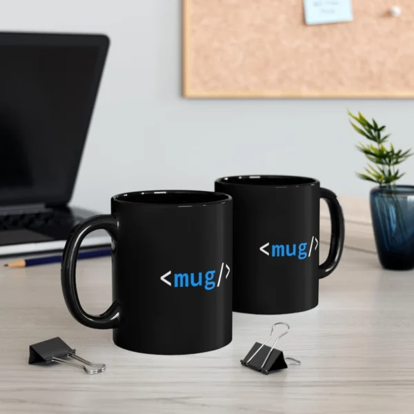 Code Black mug | website designer | coder gift | Nerd | cubicle | CSS | javascript | app developer | coding | javascript | python | CSS | UI - Image 3