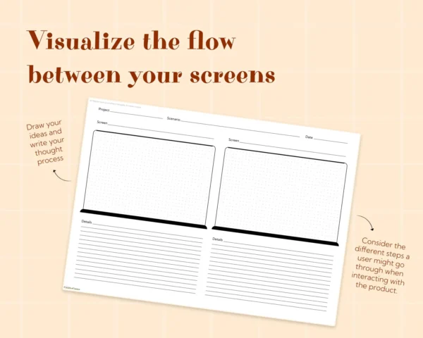 UX laptop desktop wireframe template - Image 4
