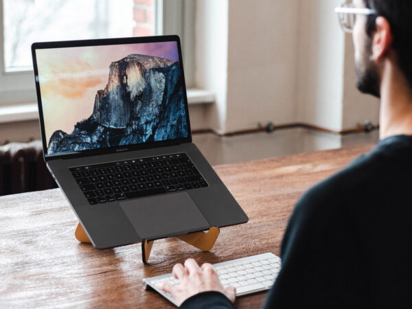 Portable Wooden Laptop Stand