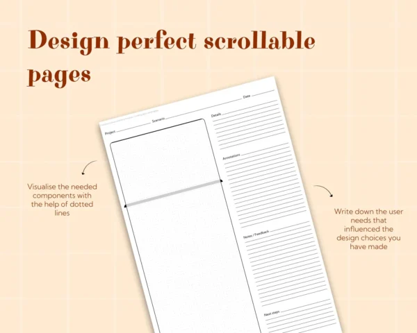 UX laptop desktop wireframe template - Image 3