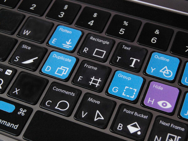 Keyboard Stickers with Adobe XD Shortcuts - Image 3