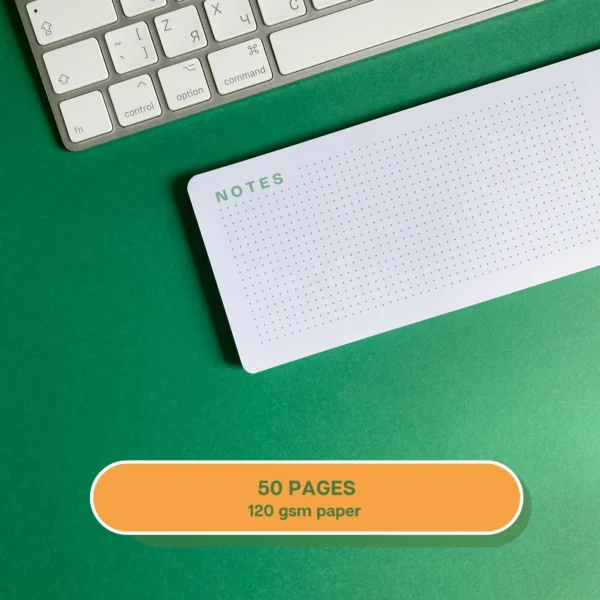 Keyboard To-do & Notes Desk Pad. Keyboard Desk Planner with Mandala for Coloring. Creativity in every moment: make your breaks special! - Image 2