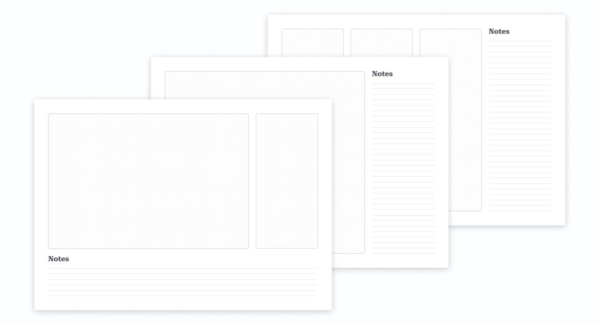 Web and Mobile Printable UX Wireframes | Dot Grid | Hand-Drawn | Desktop and Mobile Devices | Paper Prototyping - Image 2